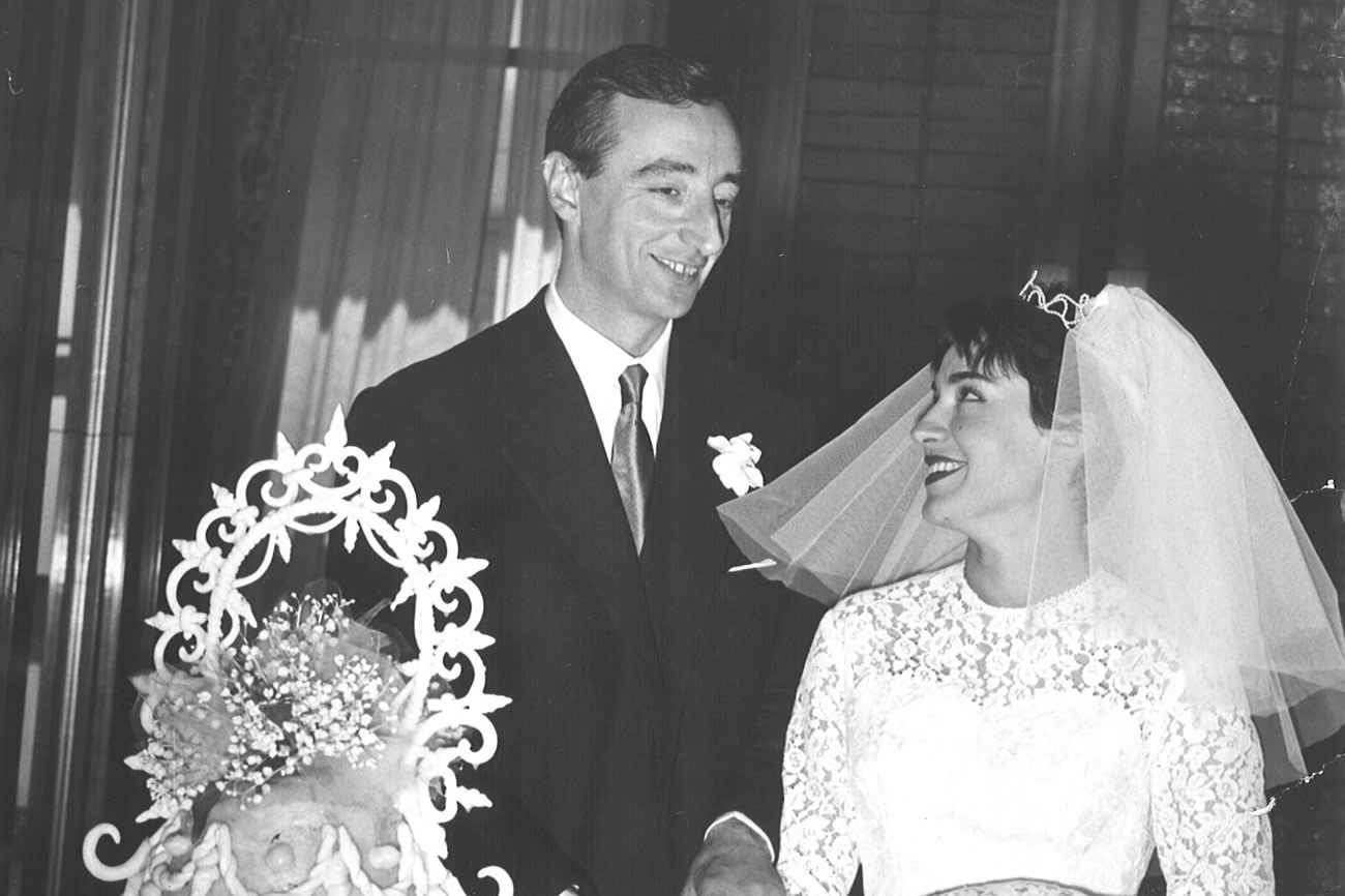 Romolo Siena e la moglie Ornella